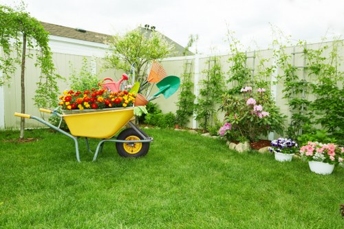 Grass care in Hatton featuring a well-kept residential garden lawn